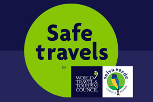 Safe Travels stamp Selva Verde Lodge