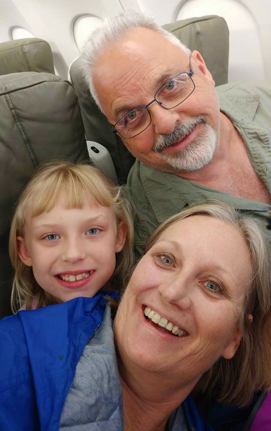 On the plane to Costa Rica—the adventure begins! photo by Fran Whitlock Image